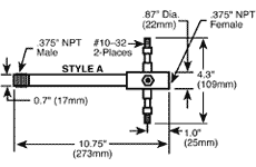 3/8 inch - Threaded Inlines - Style A