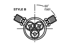 2 1/2 inch - Threaded Inlines - Style B